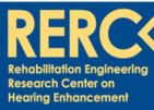 RERC on Hearing Enhancement logo